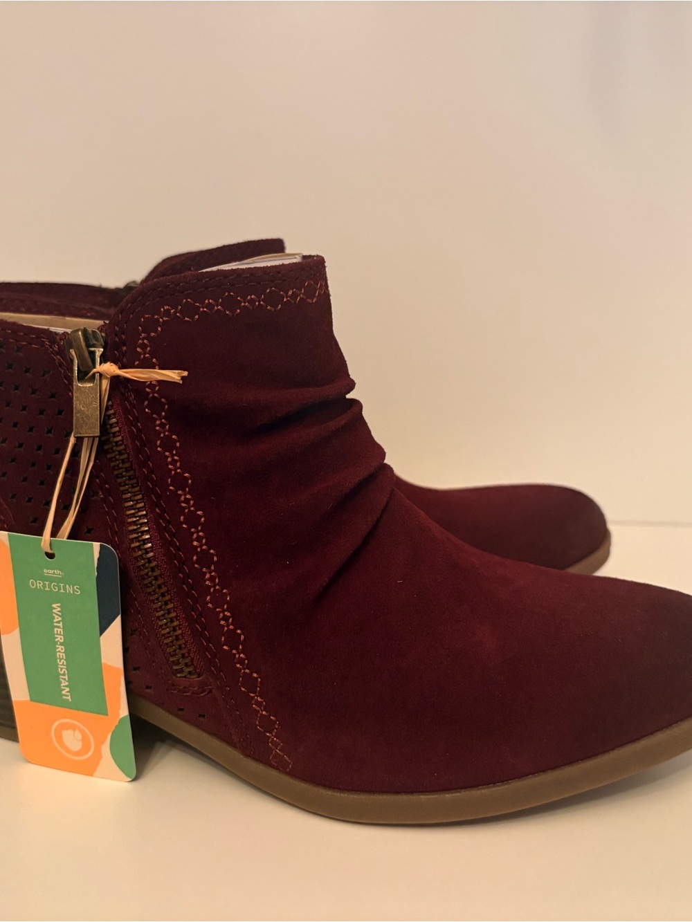 Earth Origins Collette Cheryl Leather Ankle Boots